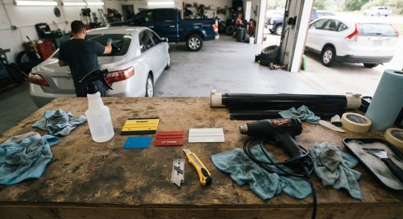 car window tinting project in Sandy Springs