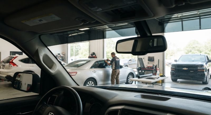 car window tinting project in Sandy Springs