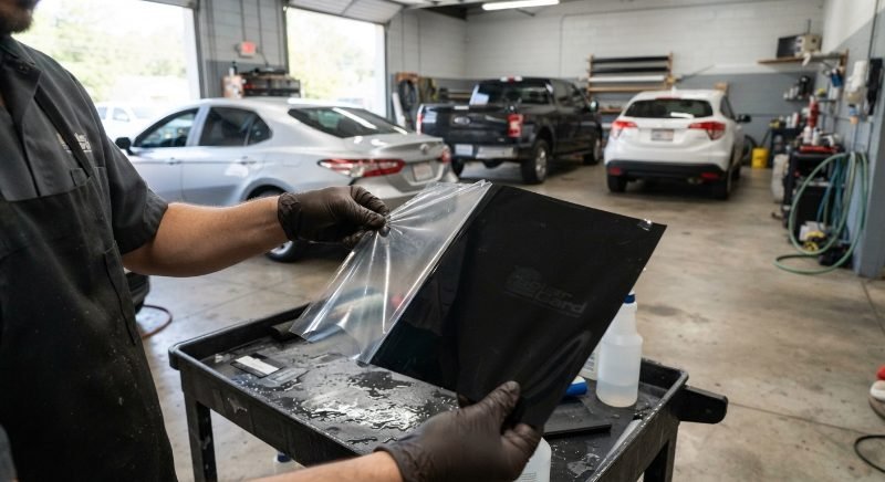 car window tinting project in Sandy Springs